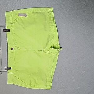 Gap Festival Rave neon yellow or green khaki shorts NWT size 20